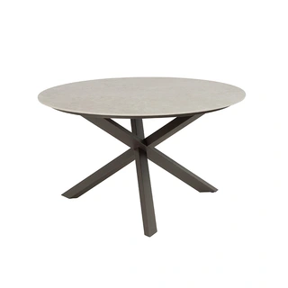 4 Seasons Outdoor Prado Sabbia Panna Diningtafel Terre - Ø130 cm - afbeelding 1