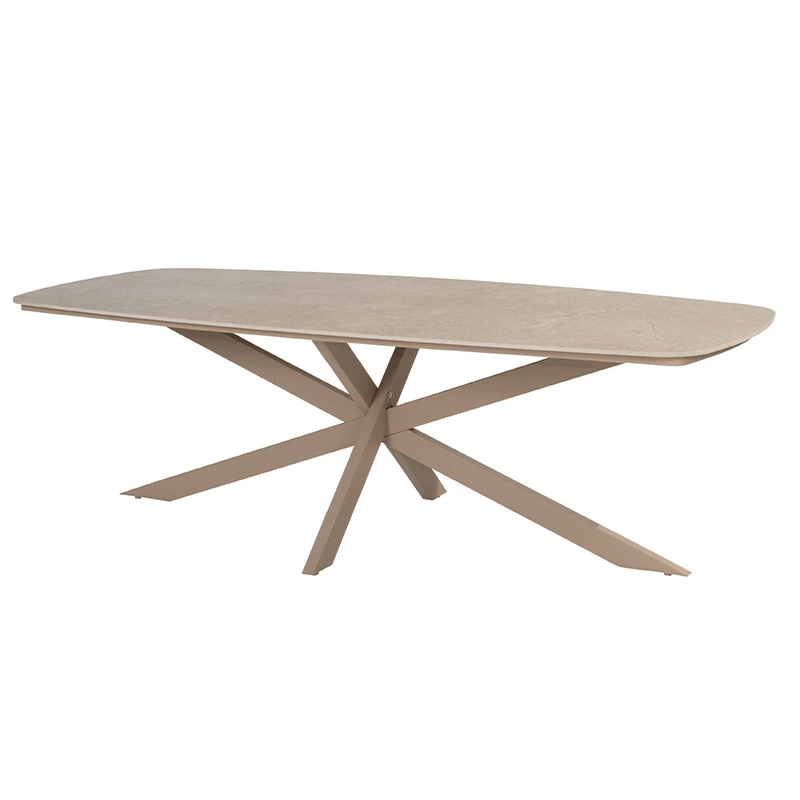 4 Seasons Outdoor Prado Barrel Diningtafel Latte - 240 cm - afbeelding 1