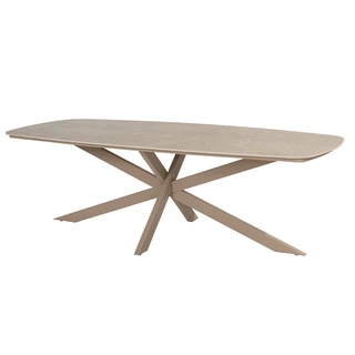 4 Seasons Outdoor Prado Barrel Diningtafel Latte - 240 cm - afbeelding 1