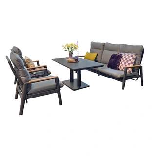 Trestino Beauval Lounge- diningset - Antraciet - afbeelding 1