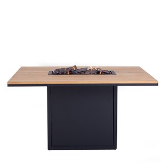 Cosi Fires Cosiloft Dining 120 - Black/Teak - afbeelding 1