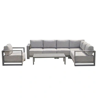 Garden Impressions Levanto Hoek Loungeset - Taupe - afbeelding 2