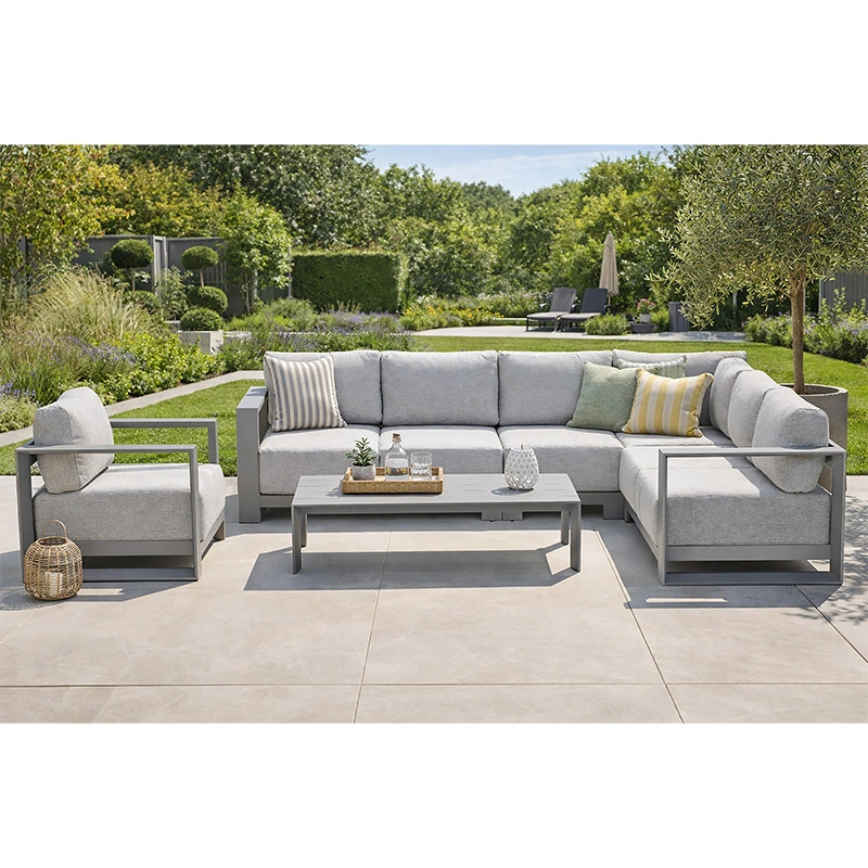 Garden Impressions Levanto Hoek Loungeset - Taupe - afbeelding 5
