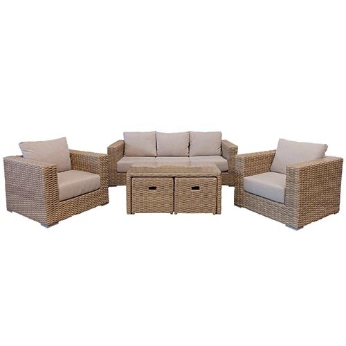 Your Own Living Houston Sofa Loungeset - Bamboo