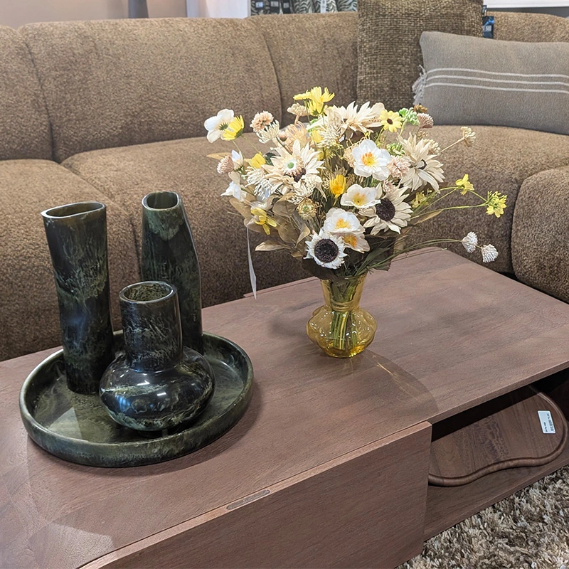 Kunstbloemen Boeket Voorjaar - Geel - afbeelding 2