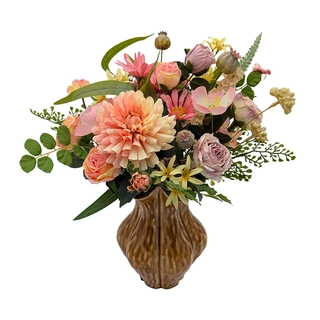 Kunstbloemen Moederdagboeket - Pastel