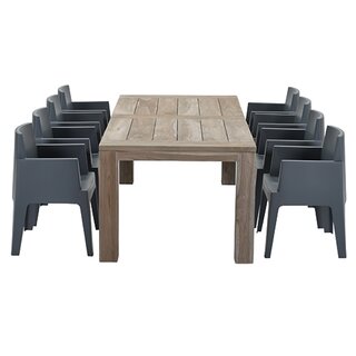 Garden Impressions Mexico Box Diningset Antraciet - 300x100 cm - afbeelding 2