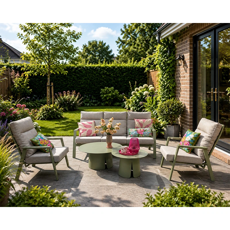 Trestino Scanno Sofa Loungeset - Groen - afbeelding 3