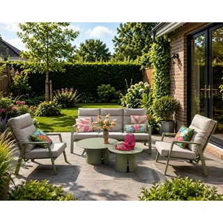 Trestino Scanno Sofa Loungeset - Groen - afbeelding 3
