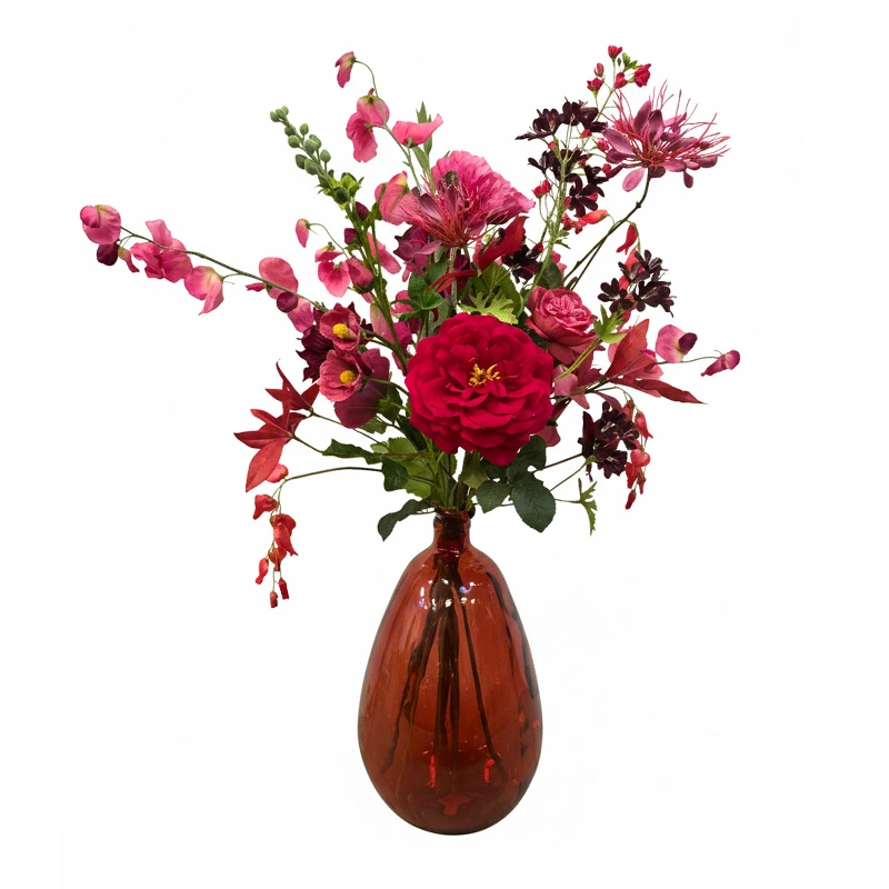 Kunstbloemen Valentijnsboeket - L