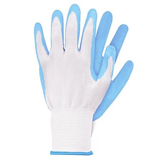 Werkhandschoen Latex Blauw - M