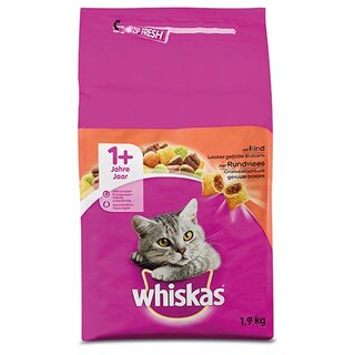 Whiskas Droog Adult Rund 1,9 kg