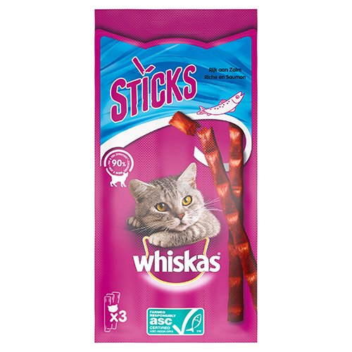 Whiskas Snack Cat-Sticks Zalm