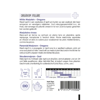 Horti Tops Wilde Marjolein (Oregano) - afbeelding 2
