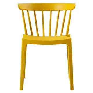 Woood Bliss Spijlenstoel Kunststof Oker Geel | Tuincentrum De Boet