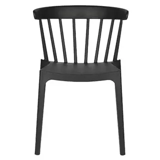 Woood Bliss Spijlenstoel Kunststof Zwart | Tuincentrum De Boet