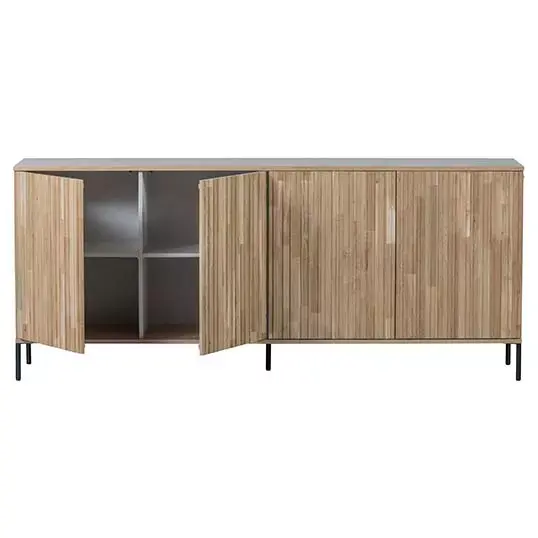 Woood Exclusive New Gravure Dressoir Eiken Natural - 200x85x44 cm - afbeelding 5