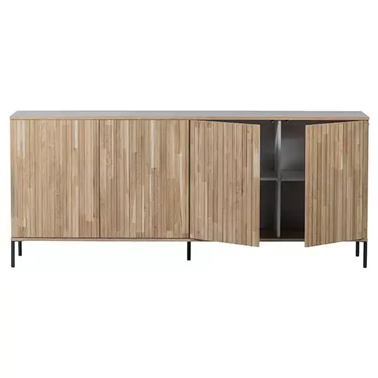 Woood Exclusive New Gravure Dressoir Eiken Natural - 200x85x44 cm - afbeelding 6