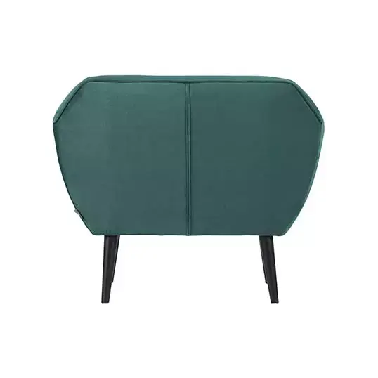 Woood Rocco Fauteuil Fluweel Teal - afbeelding 3