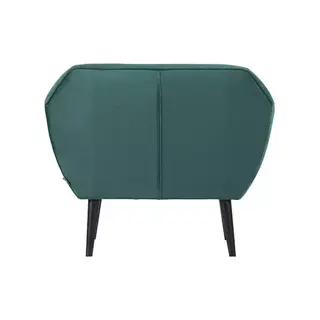 Woood Rocco Fauteuil Fluweel Teal - afbeelding 3