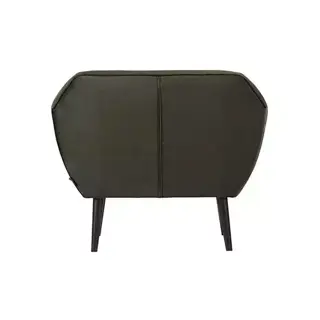 Woood Rocco Fauteuil Fluweel Warm Groen - afbeelding 4