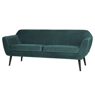 Woood Rocco Sofa 187 Cm Fluweel Teal - afbeelding 2