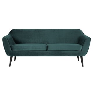 Woood Rocco Sofa 187 Cm Fluweel Teal - afbeelding 1