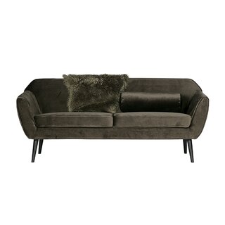 Woood Rocco Sofa 187 Cm Fluweel Warm Groen - afbeelding 2