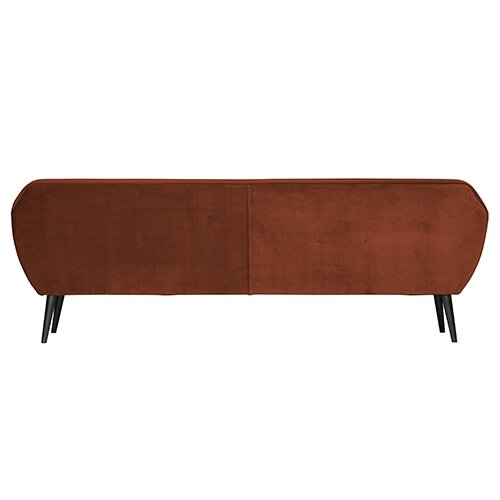 Woood Rocco Xl Sofa 230 Cm Fluweel Roest - afbeelding 3