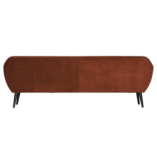 Woood Rocco Xl Sofa 230 Cm Fluweel Roest - afbeelding 3