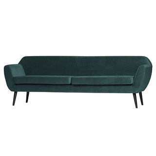 Woood Rocco Xl Sofa 230 Cm Fluweel Teal - afbeelding 2