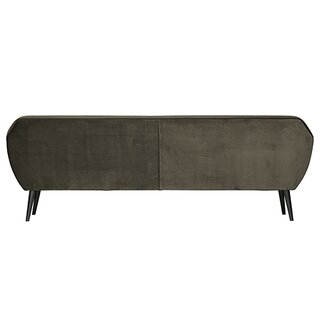 Woood Rocco Xl Sofa 230 Cm Fluweel Warm Groen - afbeelding 3