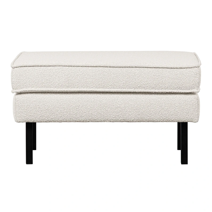 Woood Rodeo Hocker Op Poten BouclÉ Naturel - afbeelding 1