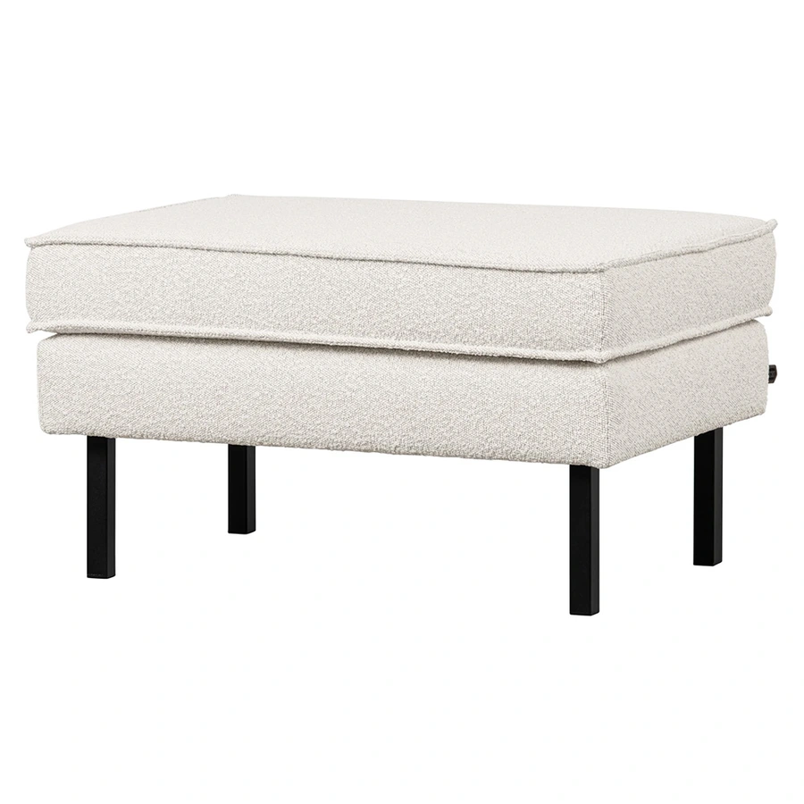 Woood Rodeo Hocker Op Poten BouclÉ Naturel - afbeelding 2