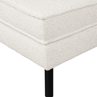 Woood Rodeo Hocker Op Poten BouclÉ Naturel - afbeelding 3