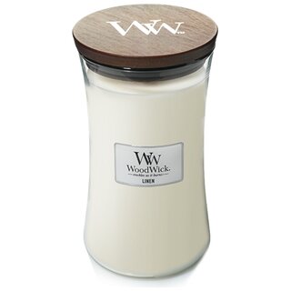 WoodWick Linen Large Candle koop je bij De Boet