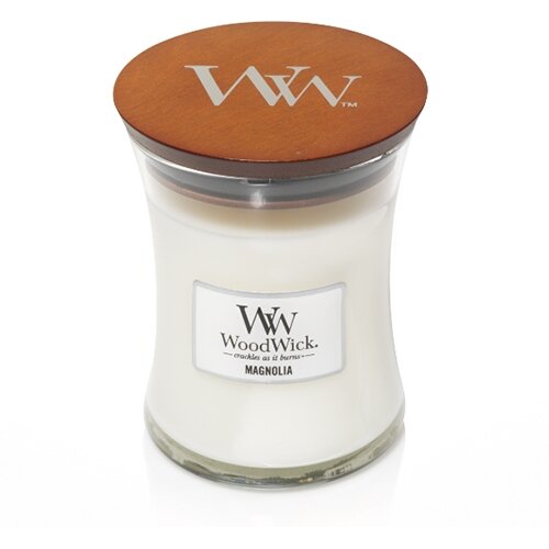WoodWick Magnolia Medium Candle koop je bij De Boet