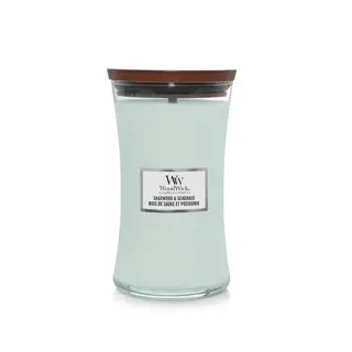 WoodWick Sagewood & Seagrass Large Candle