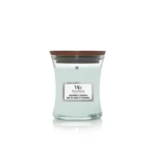 WoodWick Sagewood & Seagrass Mini Candle