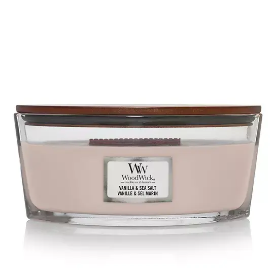 WoodWick Vanilla & Sea Salt Ellips Candle