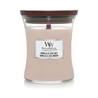 WoodWick Vanilla & Sea Salt Medium Candle