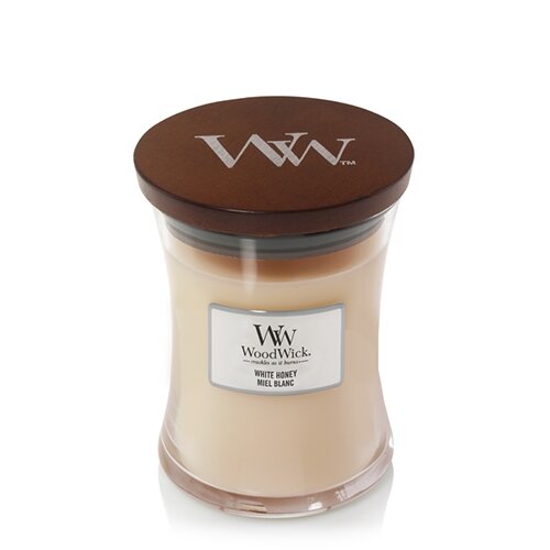WoodWick White Honey Medium Candle