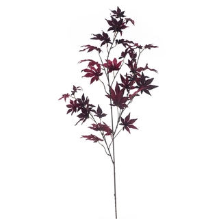 Kunsttak X'mas Maple Leaf John Bordeaux - 144 cm