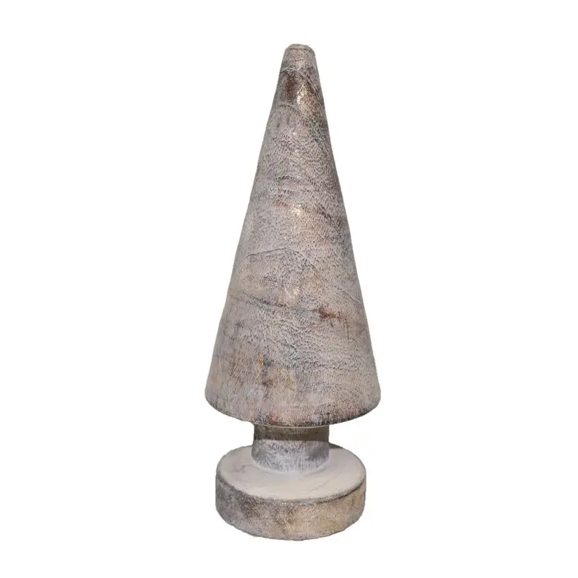 Xmas Tree Cone Plain M - Gold