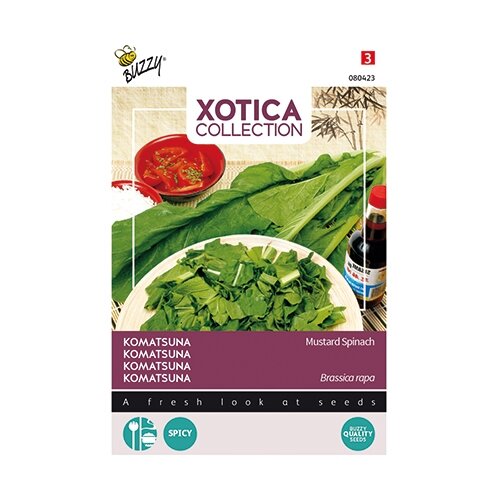 Buzzy® Xotica Komatsuna, Mustard Spinach - afbeelding 1