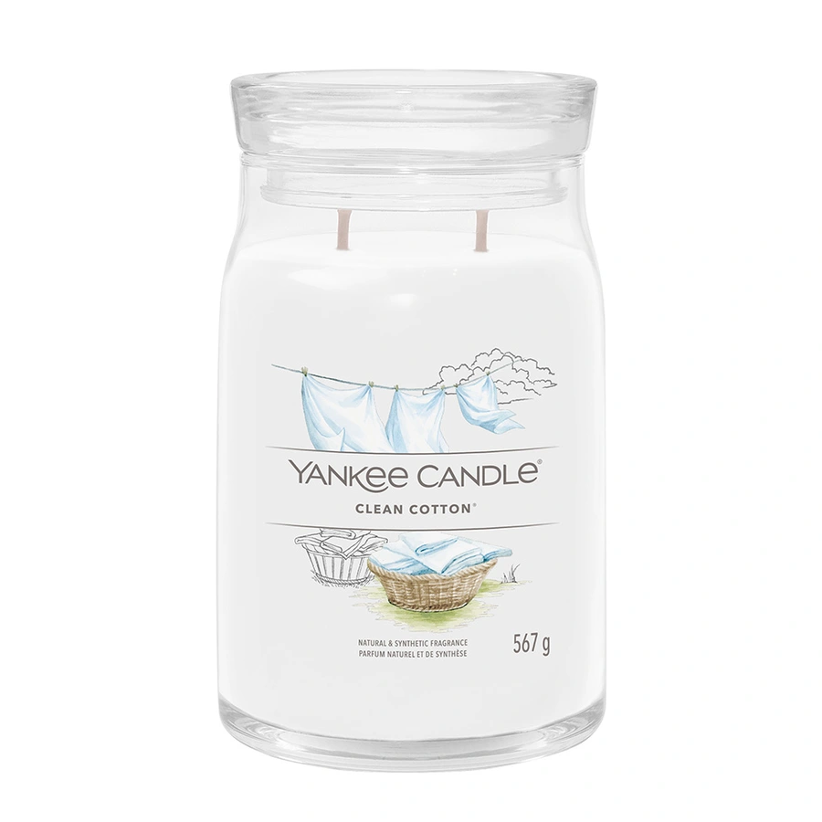 Yankee Candle Clean Cotton  - Large