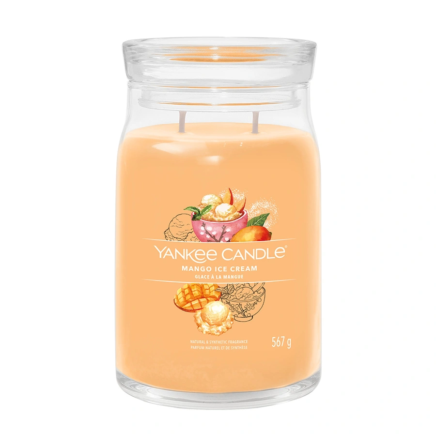 Yankee Candle Mango Ice Cream  - Large