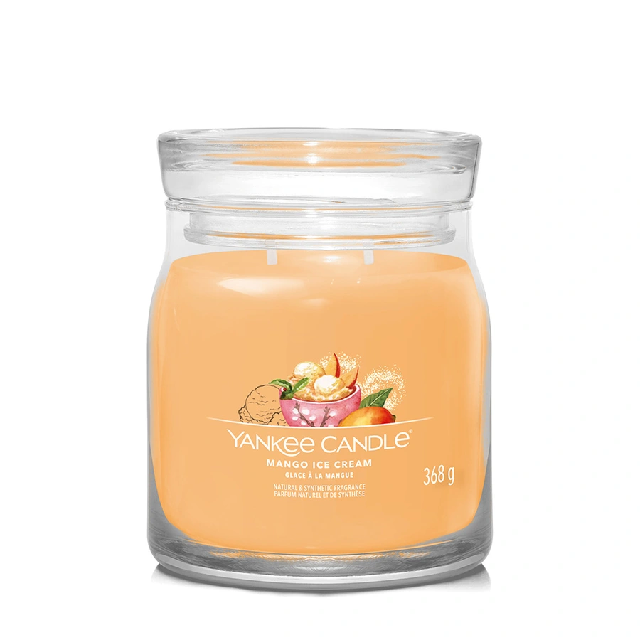 Yankee Candle Mango Ice Cream - Medium