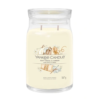 Yankee Candle Soft Wool & Amber  - Large