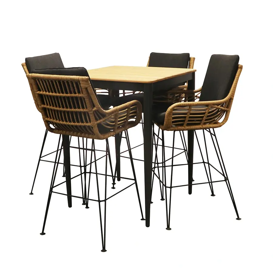 Your Own Living Moleta Bartafel Antraciet - 80x80x106 cm - afbeelding 2